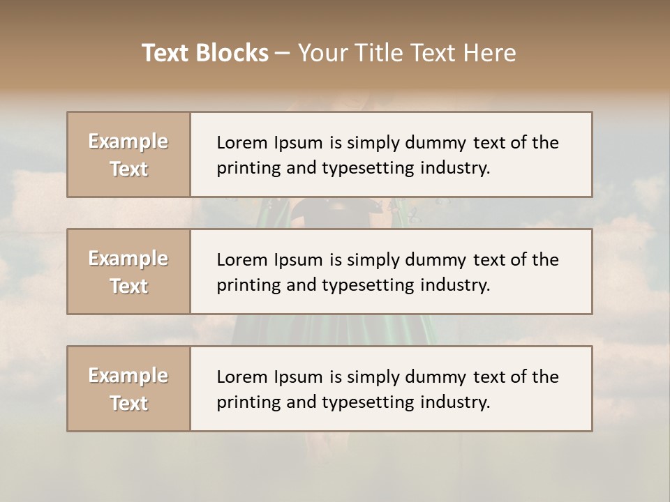Retro Sky Design PowerPoint Template