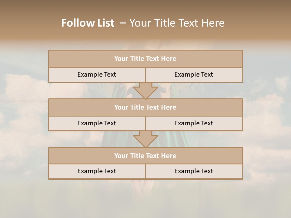 Retro Sky Design PowerPoint Template