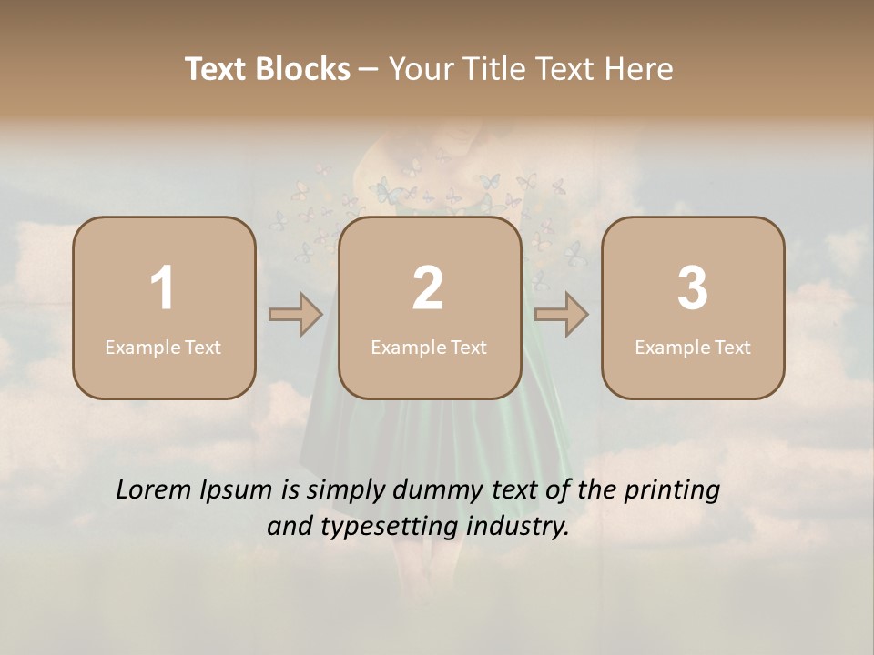 Retro Sky Design PowerPoint Template