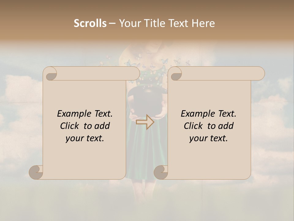 Retro Sky Design PowerPoint Template