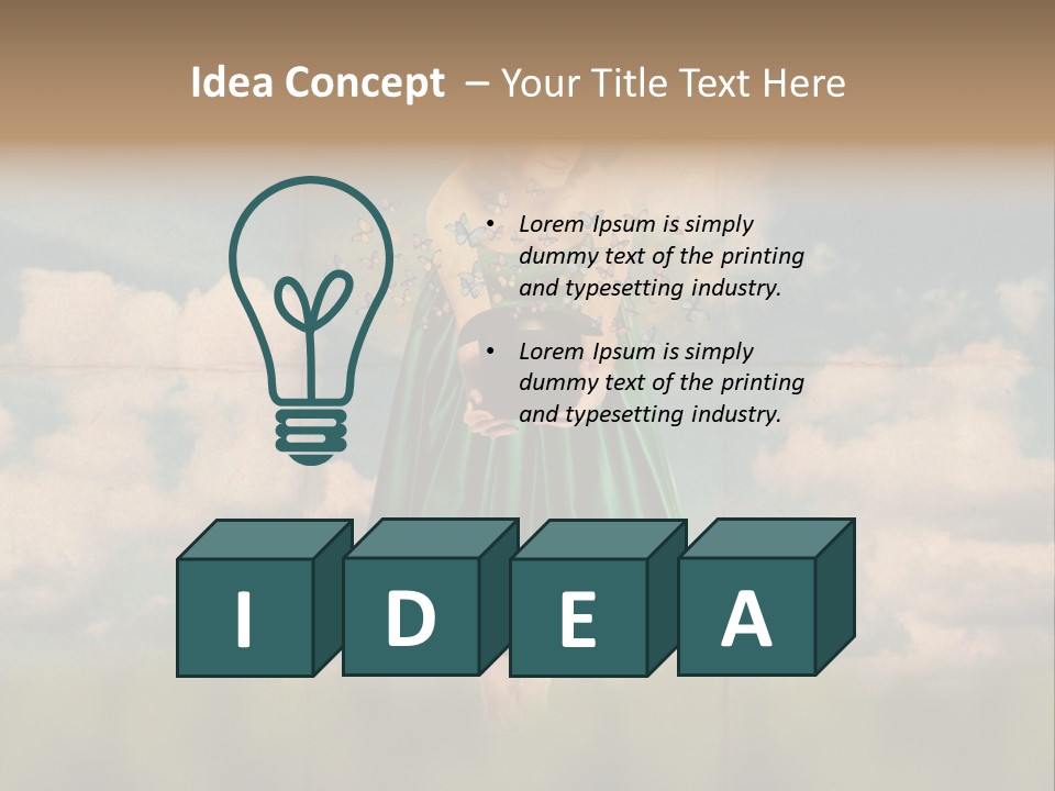 Retro Sky Design PowerPoint Template