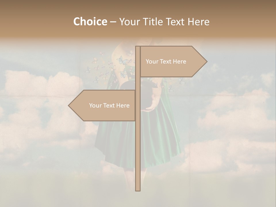 Retro Sky Design PowerPoint Template