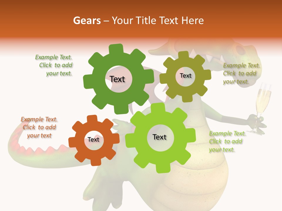 Red Wedding Christmas PowerPoint Template