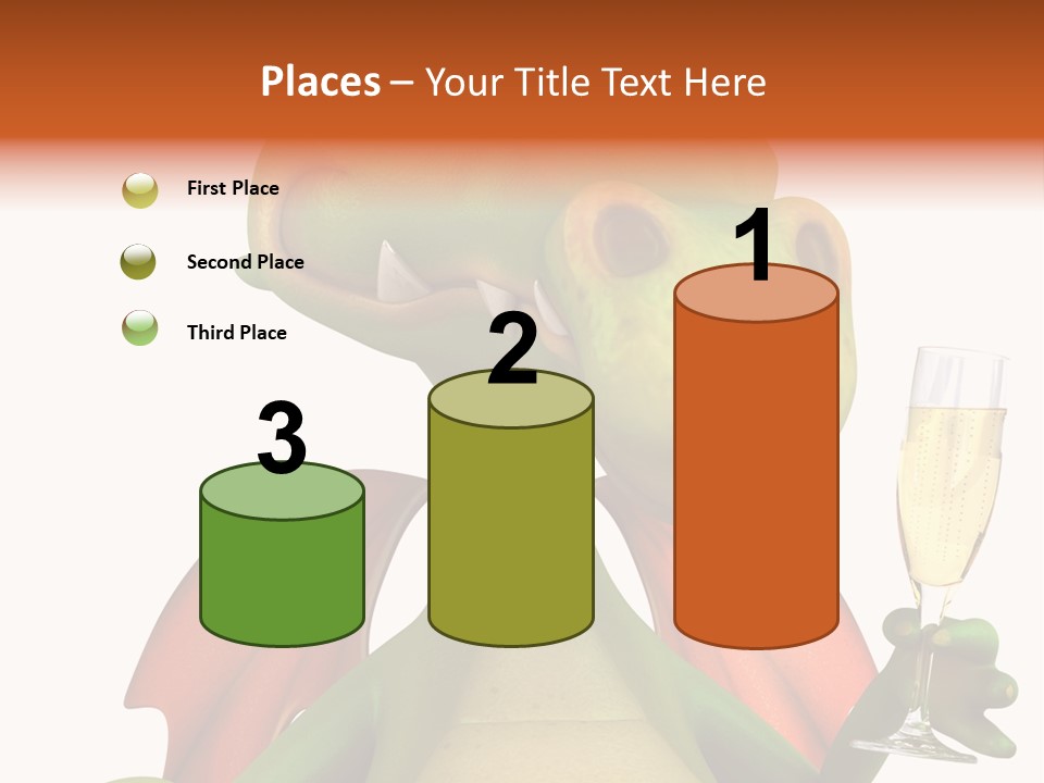 Animal Child White PowerPoint Template