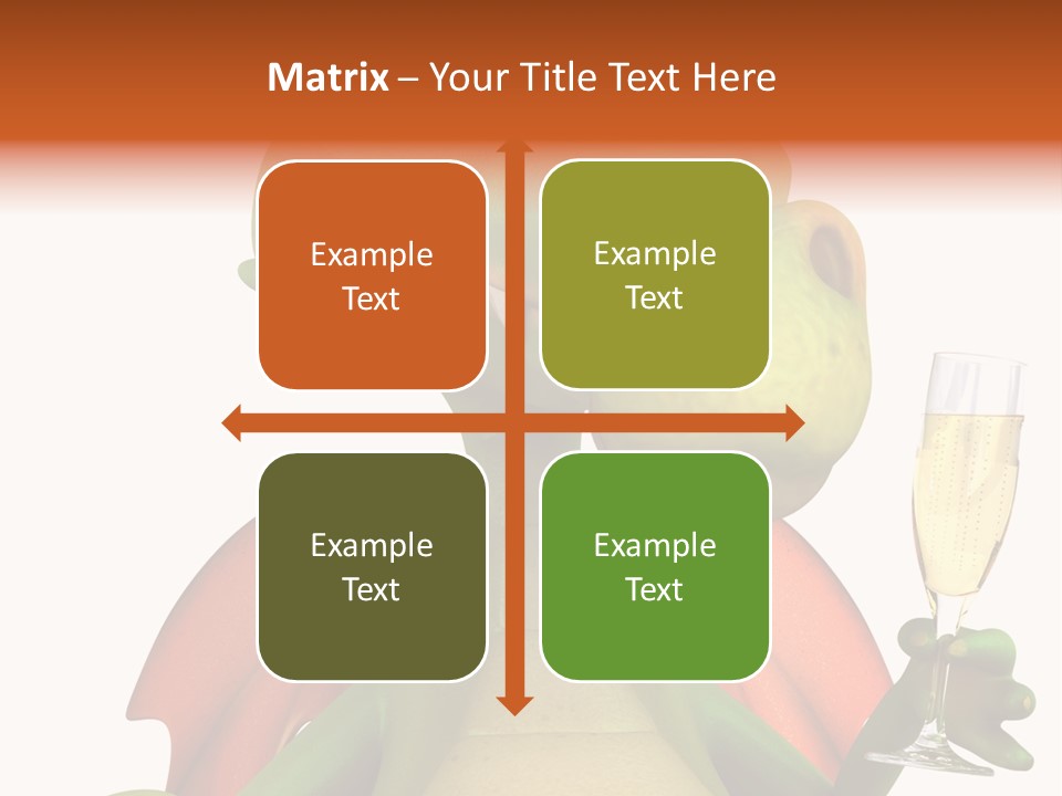 Animal Child White PowerPoint Template