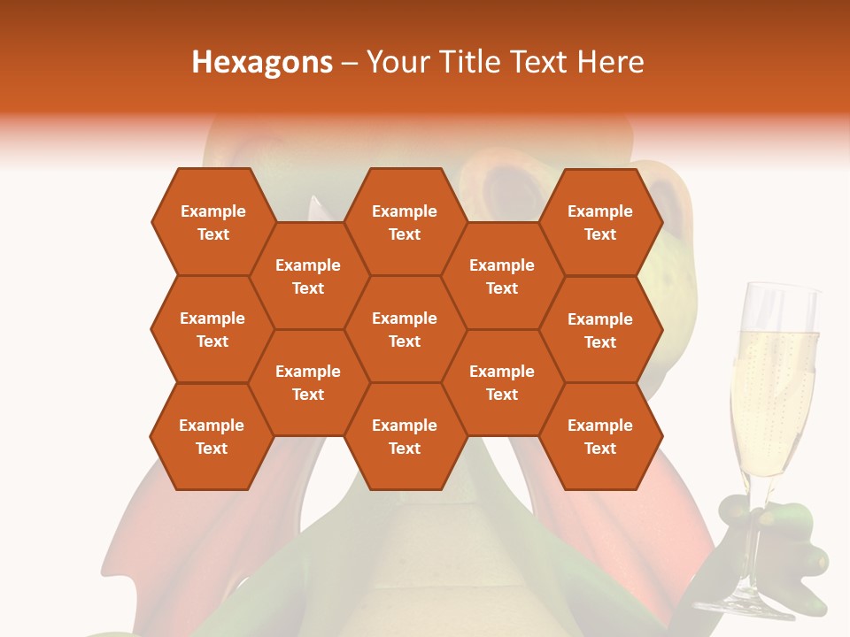 Animal Child White PowerPoint Template