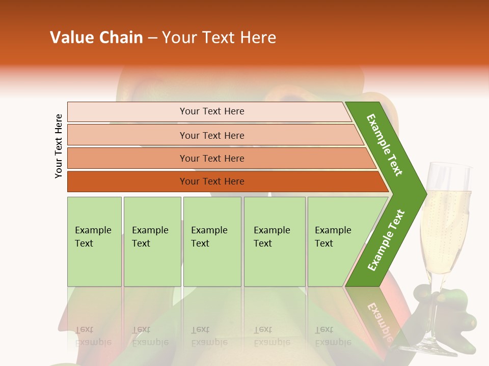 Animal Child White PowerPoint Template