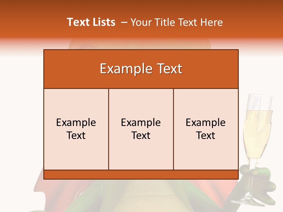 Animal Child White PowerPoint Template