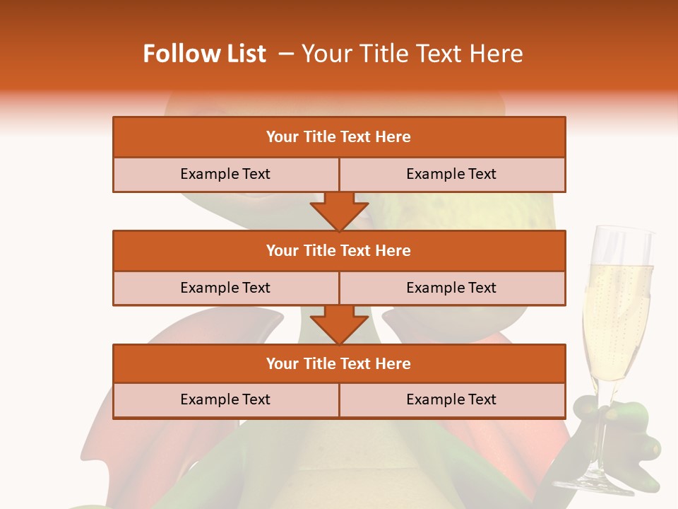 Animal Child White PowerPoint Template