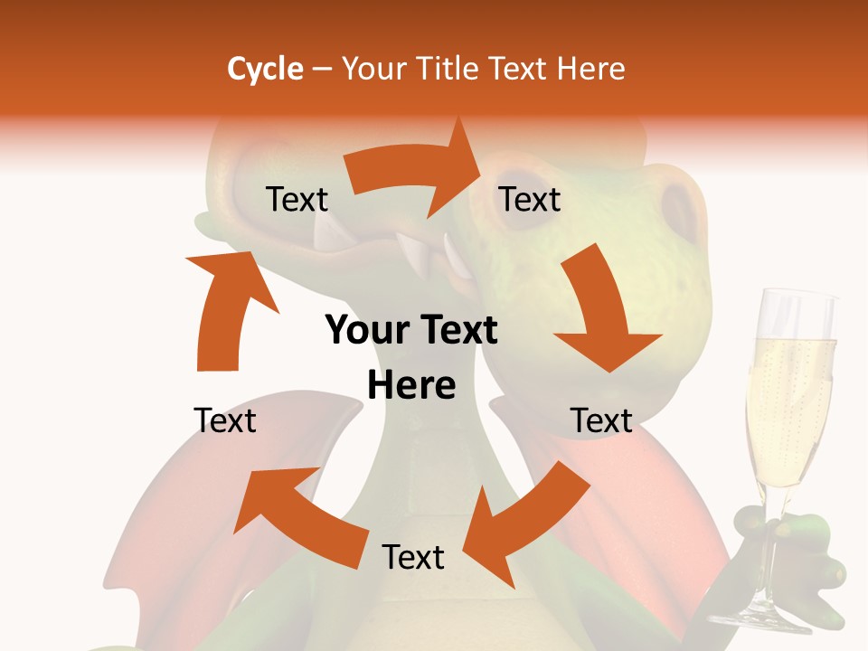 Animal Child White PowerPoint Template