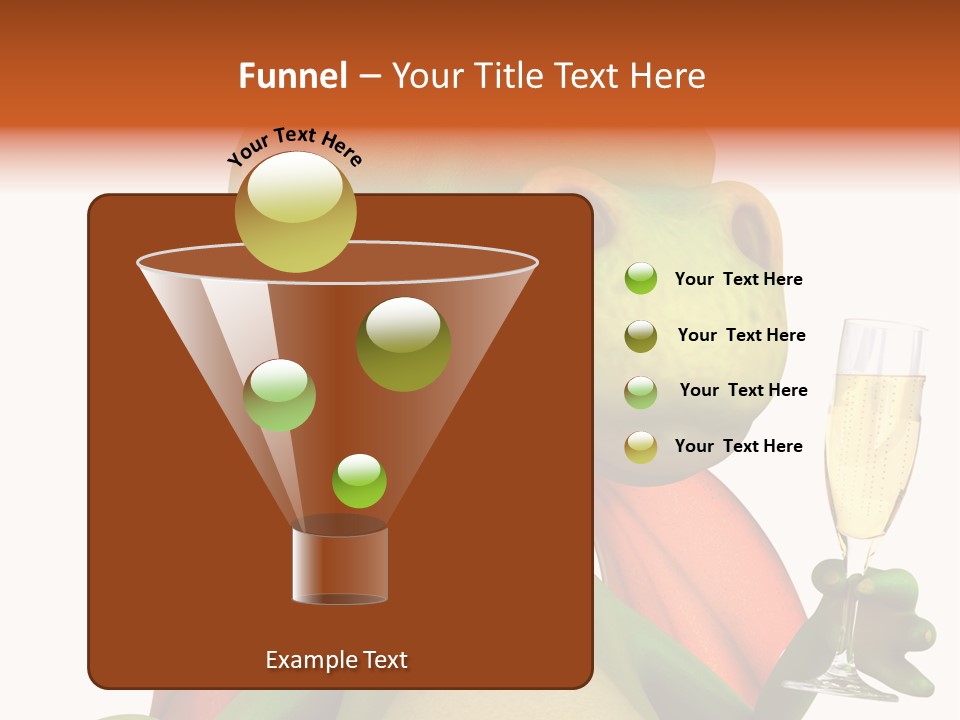 Animal Child White PowerPoint Template