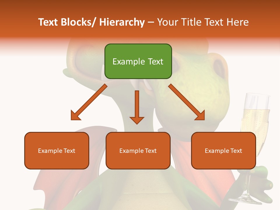 Animal Child White PowerPoint Template