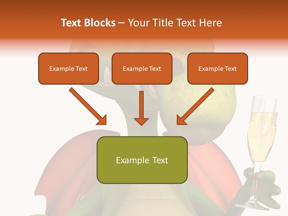 Animal Child White PowerPoint Template