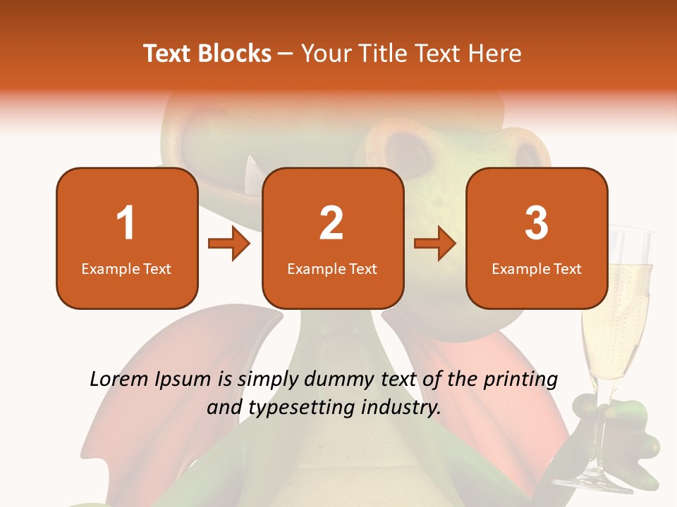 Animal Child White PowerPoint Template