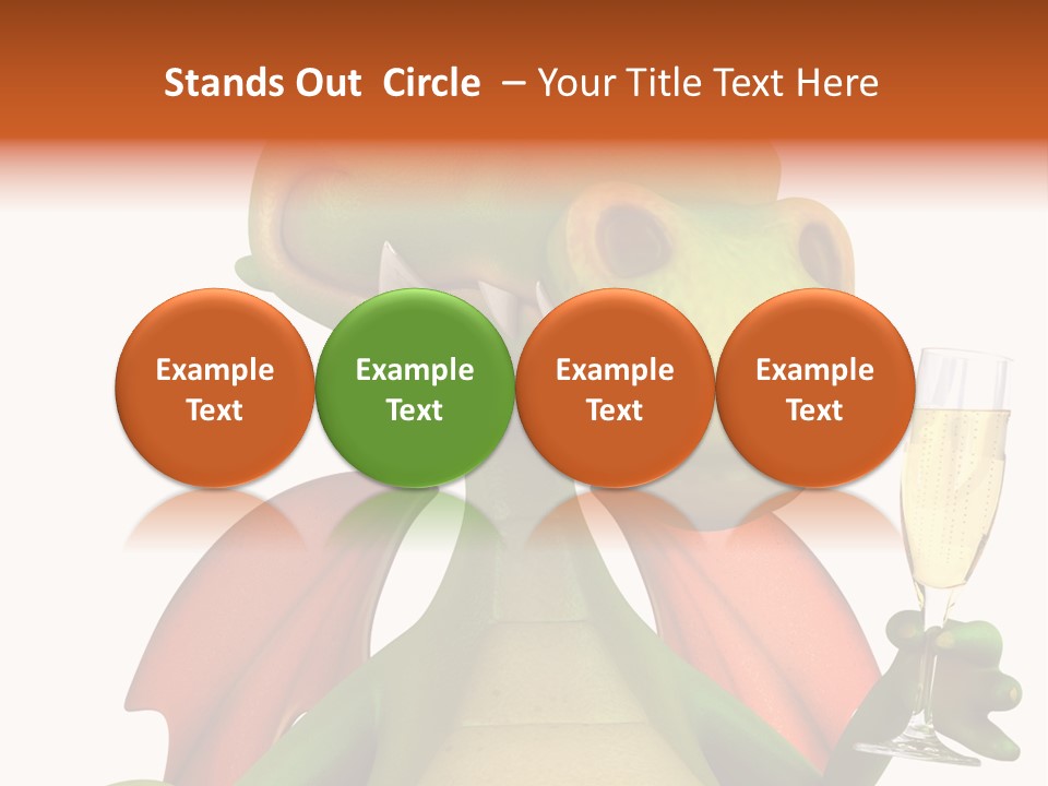 Animal Child White PowerPoint Template