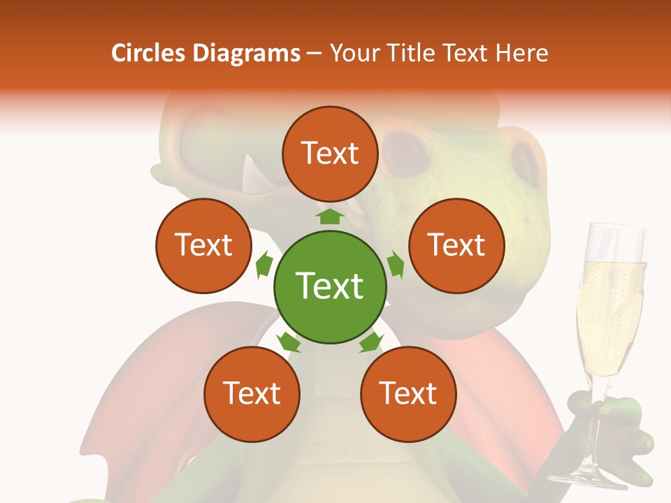 Animal Child White PowerPoint Template