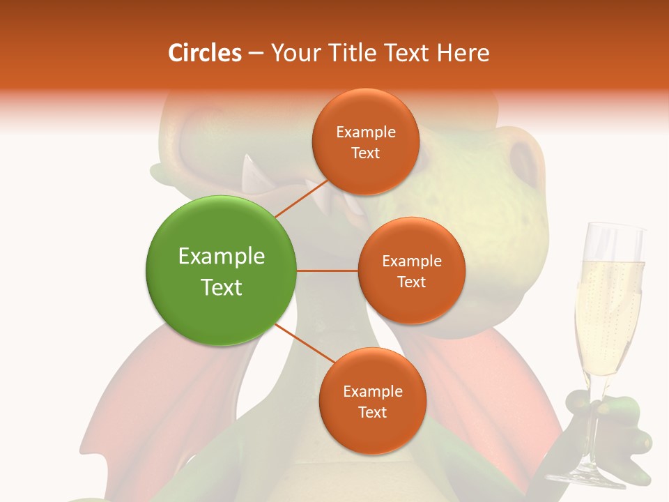 Animal Child White PowerPoint Template