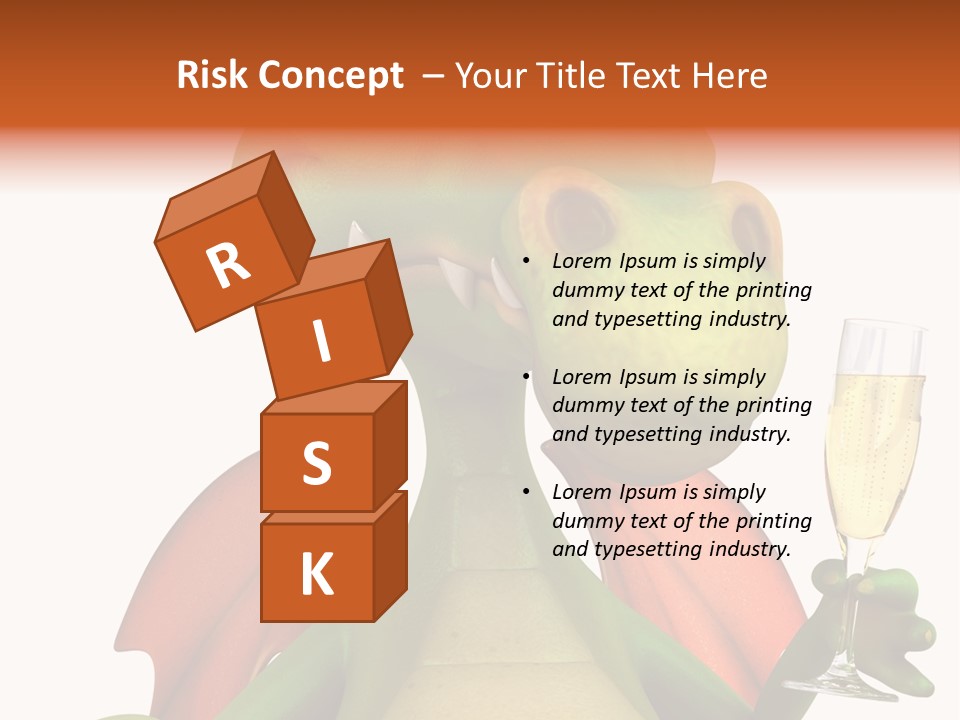 Animal Child White PowerPoint Template