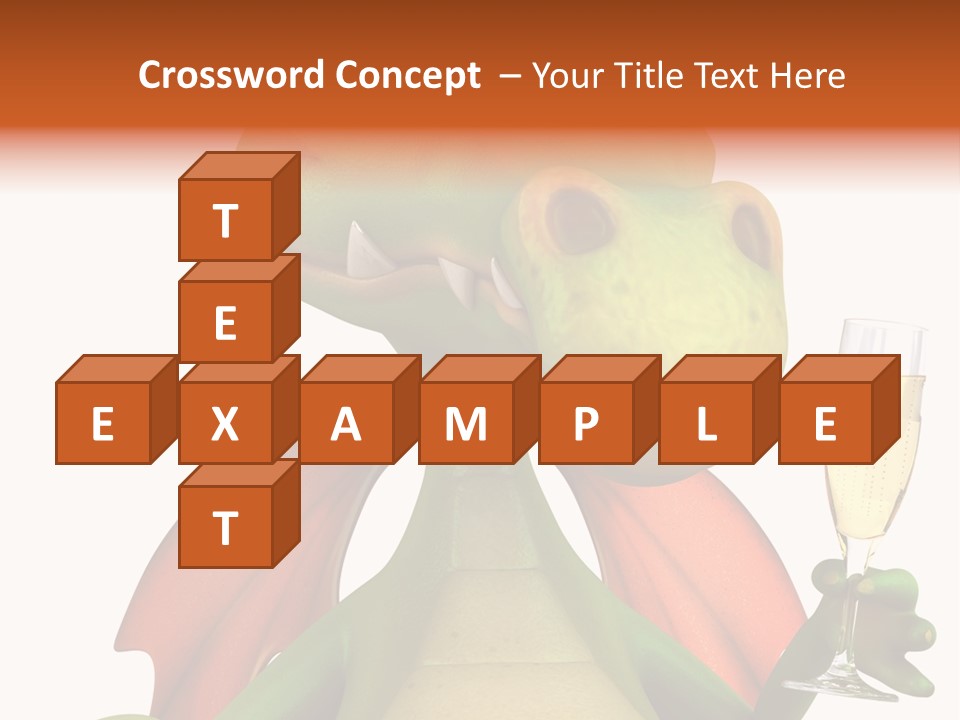 Animal Child White PowerPoint Template