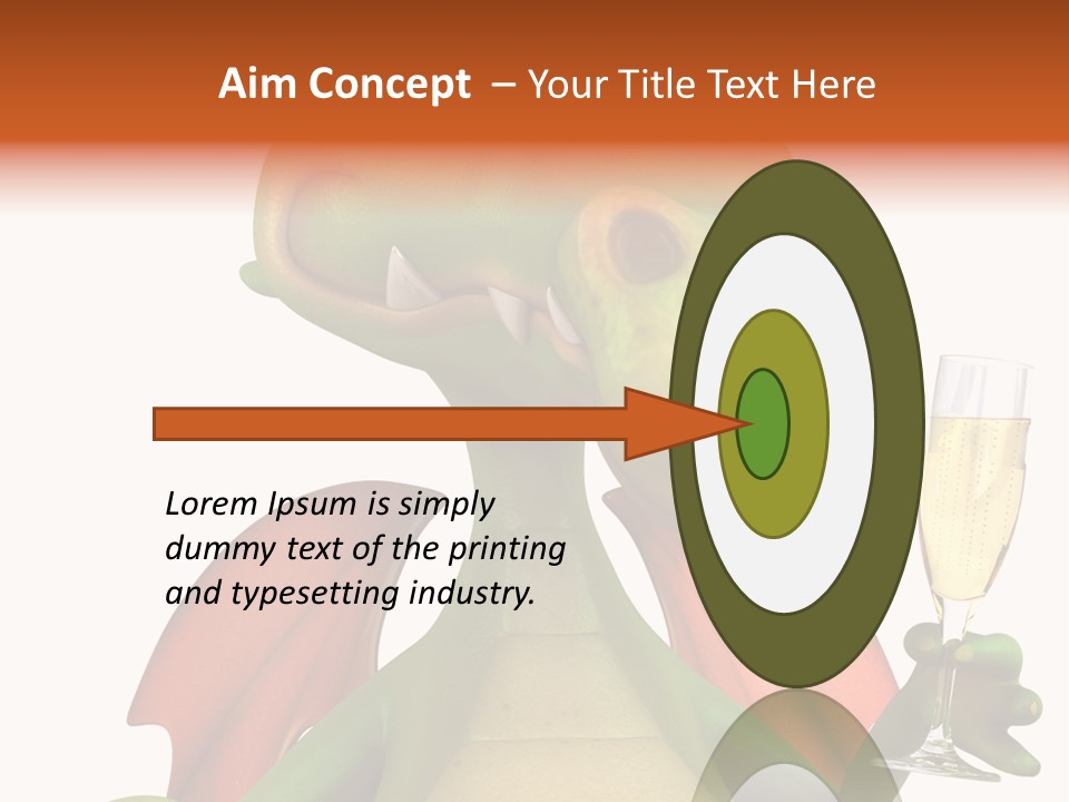 Animal Child White PowerPoint Template