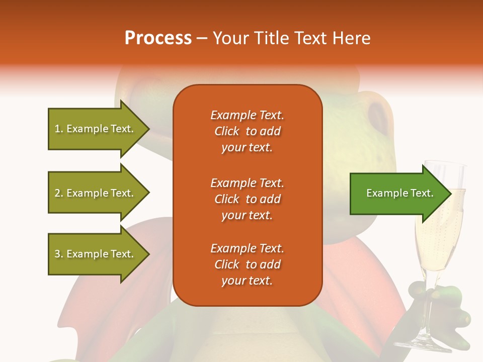 Animal Child White PowerPoint Template