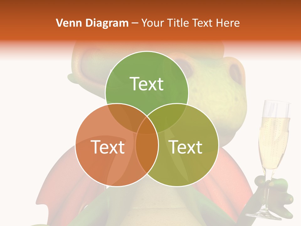 Animal Child White PowerPoint Template