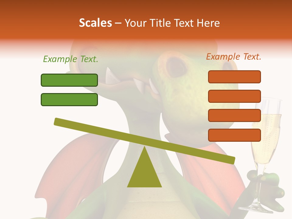 Animal Child White PowerPoint Template