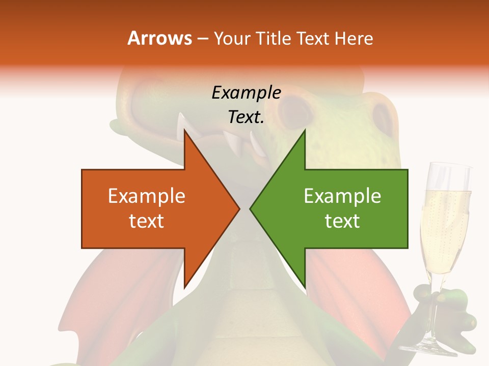 Animal Child White PowerPoint Template