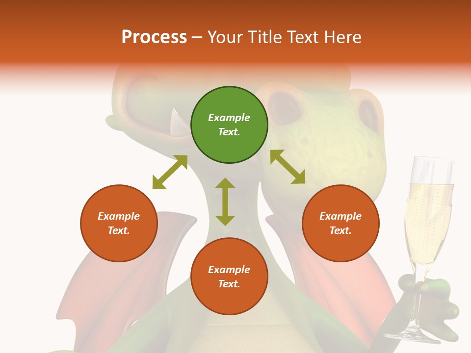 Animal Child White PowerPoint Template