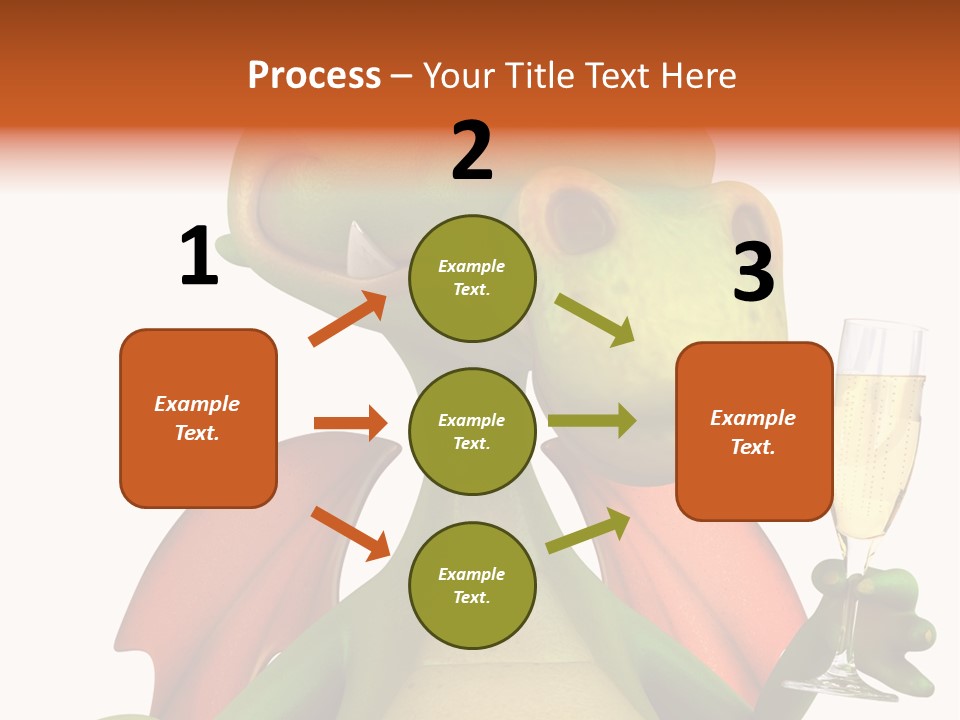 Animal Child White PowerPoint Template