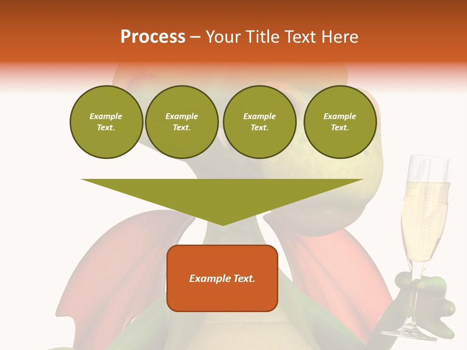 Animal Child White PowerPoint Template