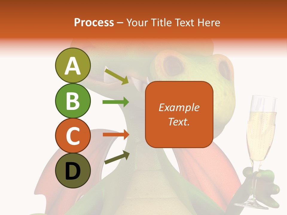 Animal Child White PowerPoint Template