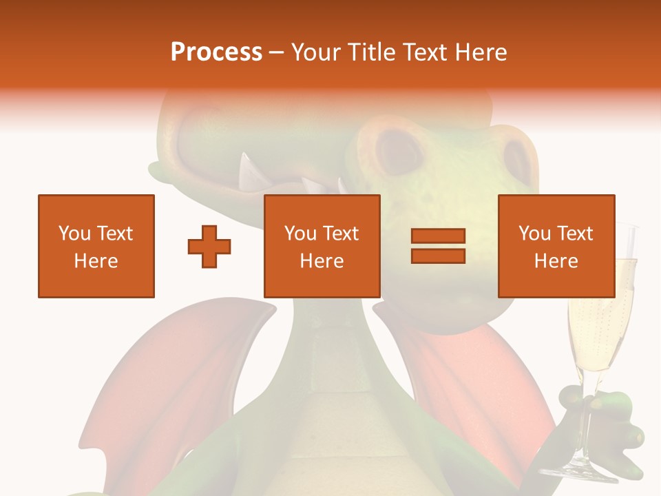 Animal Child White PowerPoint Template