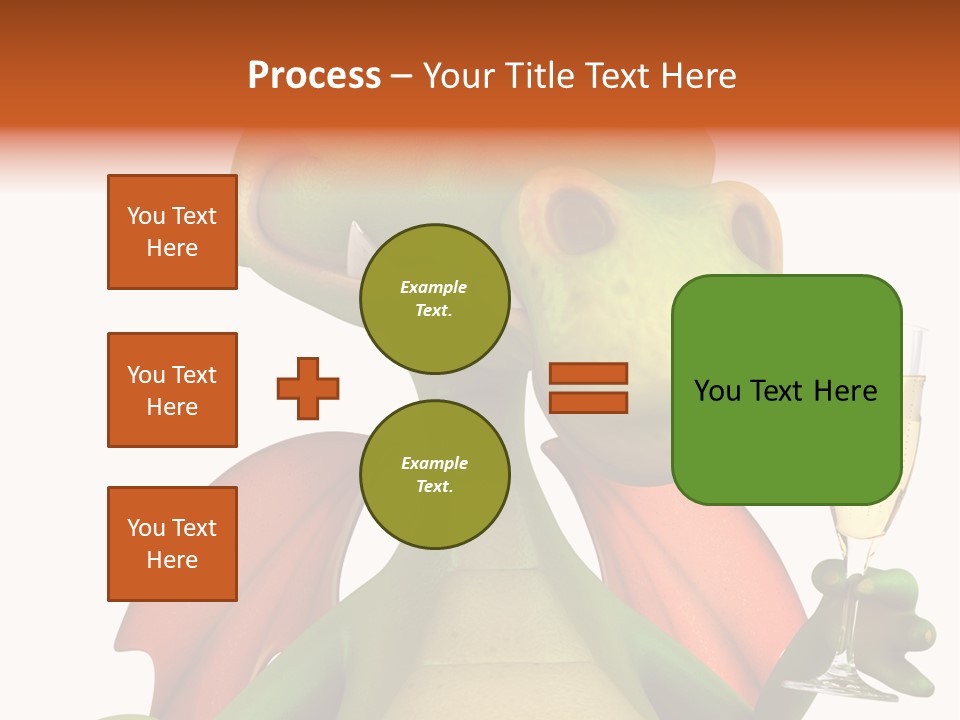 Animal Child White PowerPoint Template