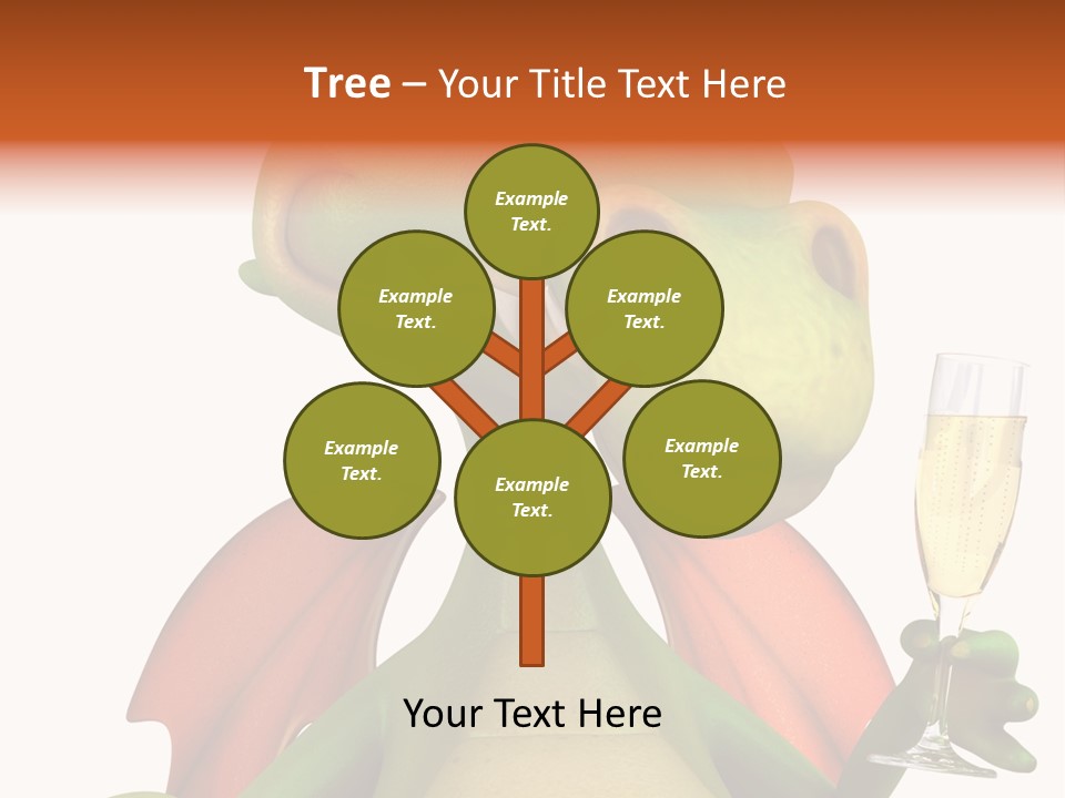 Animal Child White PowerPoint Template