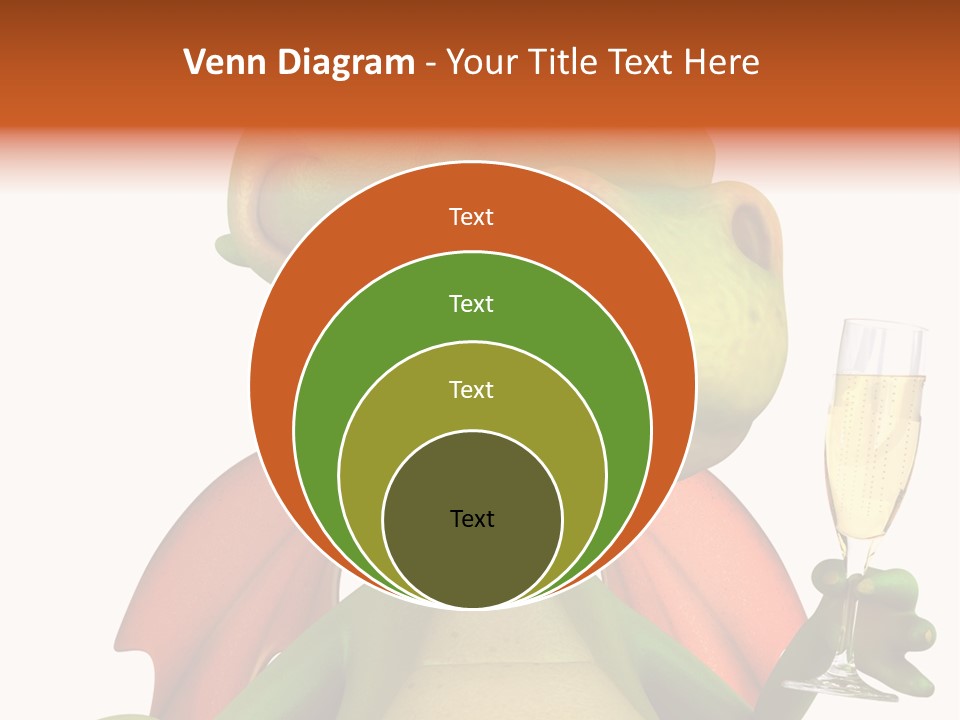 Animal Child White PowerPoint Template