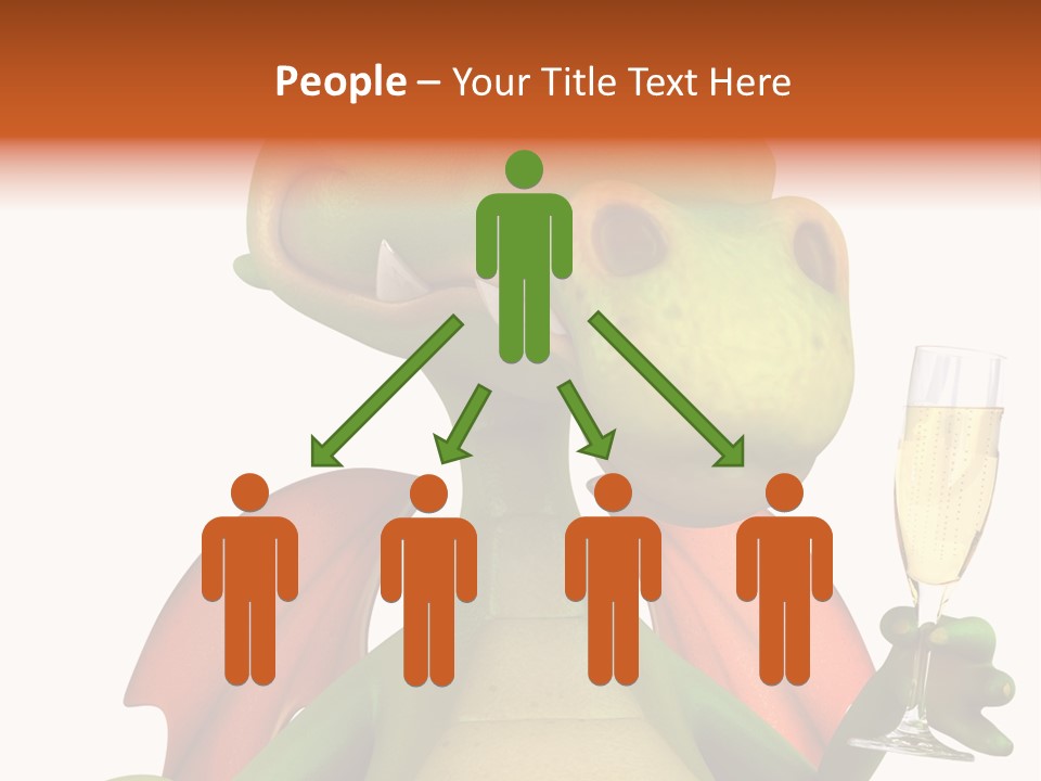 Animal Child White PowerPoint Template