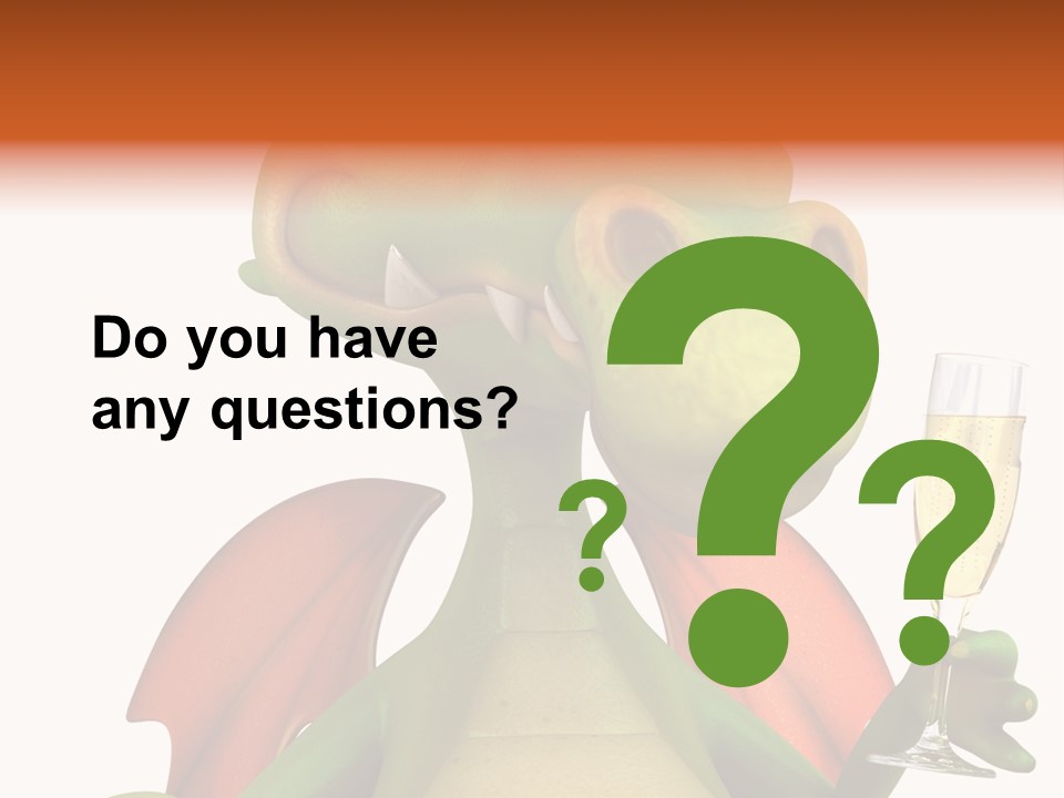 Animal Child White PowerPoint Template