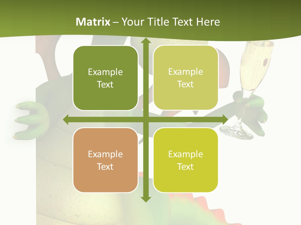 Animal Party Green PowerPoint Template