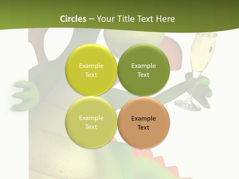 Animal Party Green PowerPoint Template