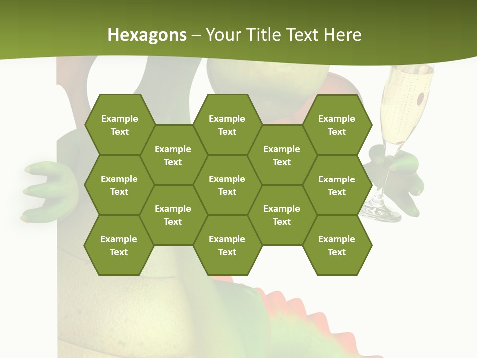 Animal Party Green PowerPoint Template