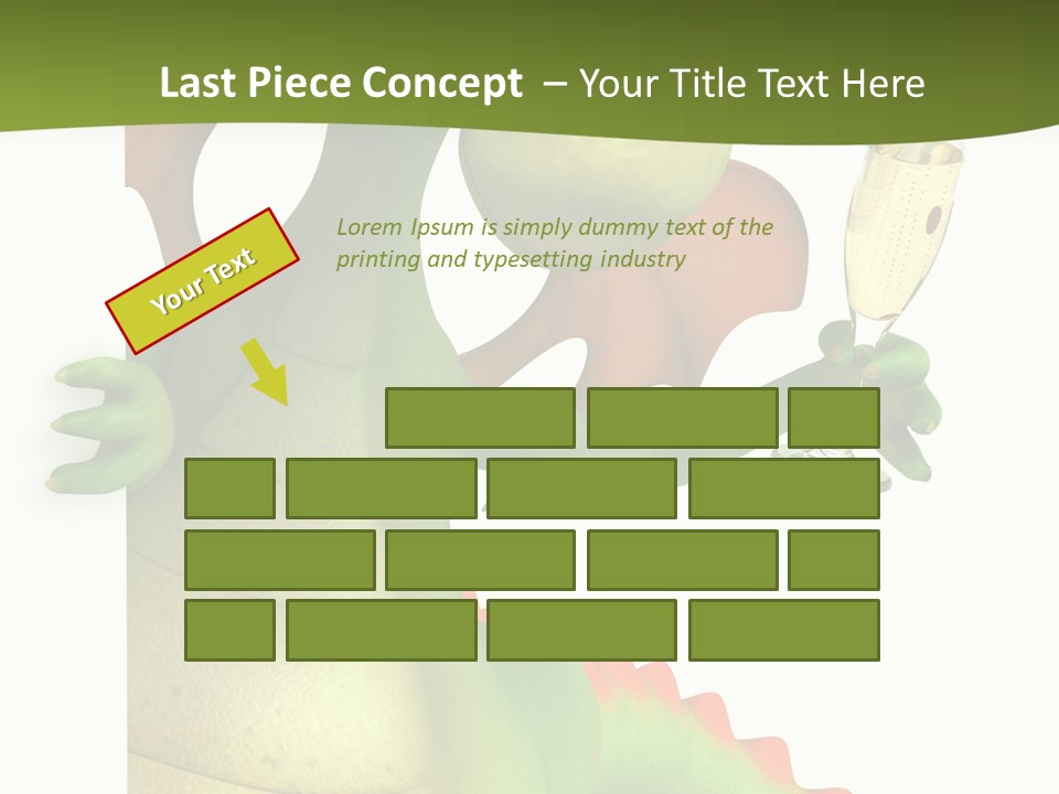 Animal Party Green PowerPoint Template