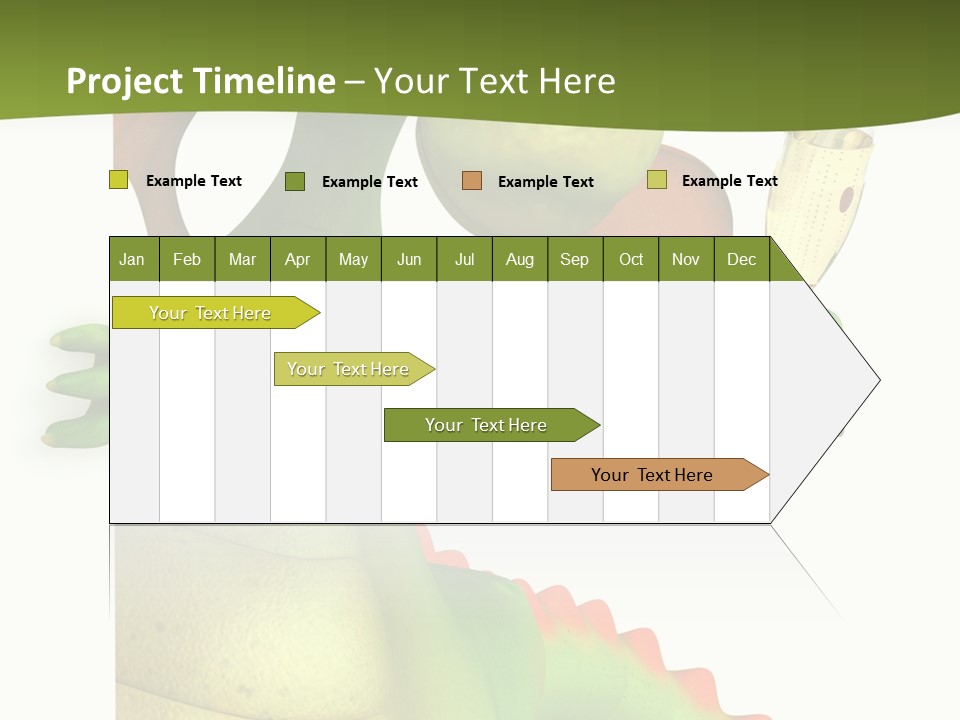 Animal Party Green PowerPoint Template