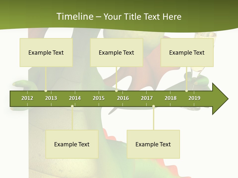 Animal Party Green PowerPoint Template