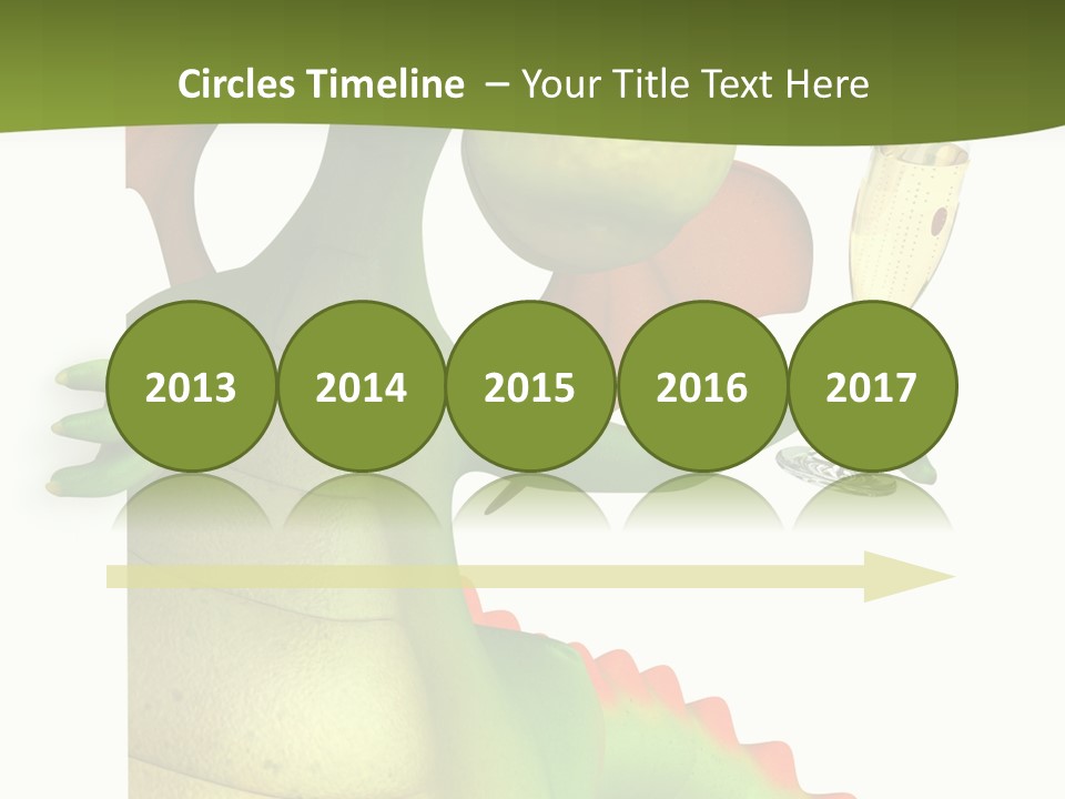 Animal Party Green PowerPoint Template