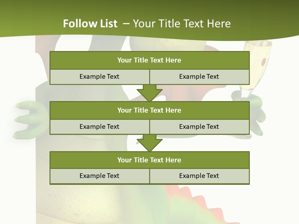 Animal Party Green PowerPoint Template