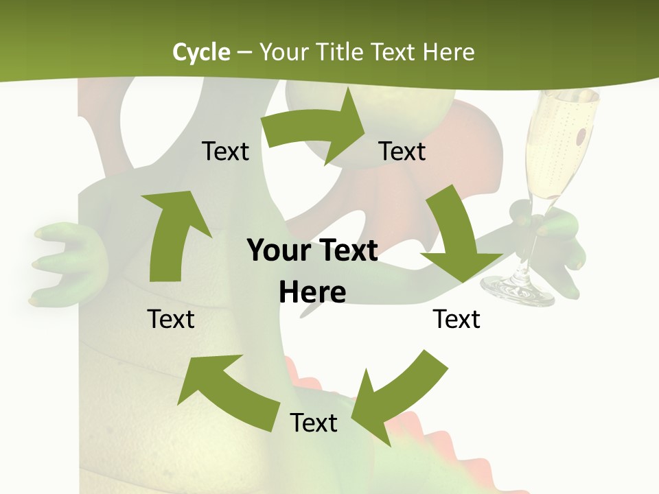 Animal Party Green PowerPoint Template