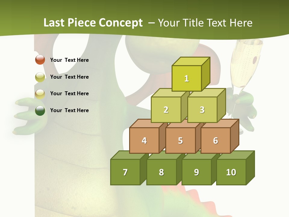 Animal Party Green PowerPoint Template