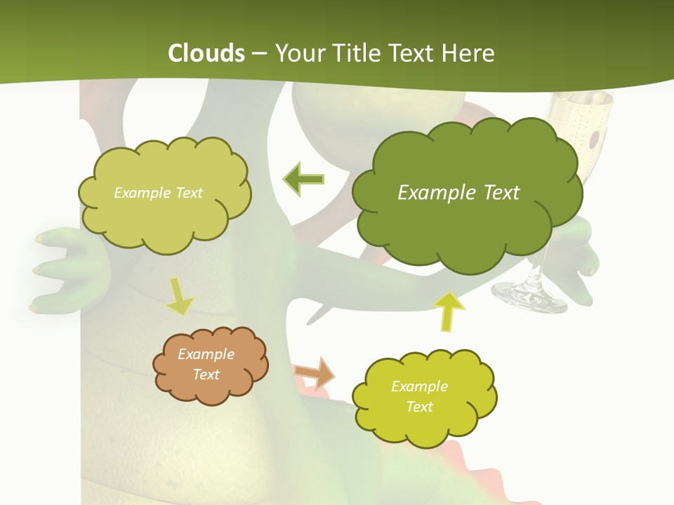 Animal Party Green PowerPoint Template