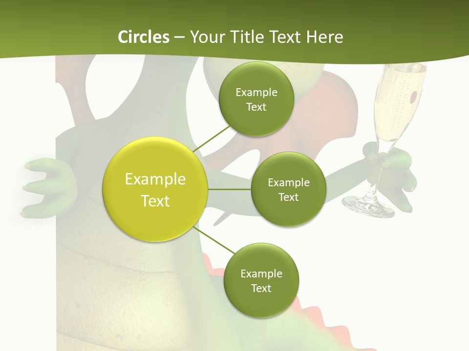 Animal Party Green PowerPoint Template